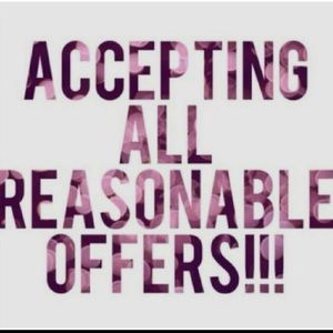 ❌  Accepting Reasonable Offers  ❌